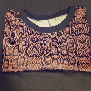 Animal print designed shirt